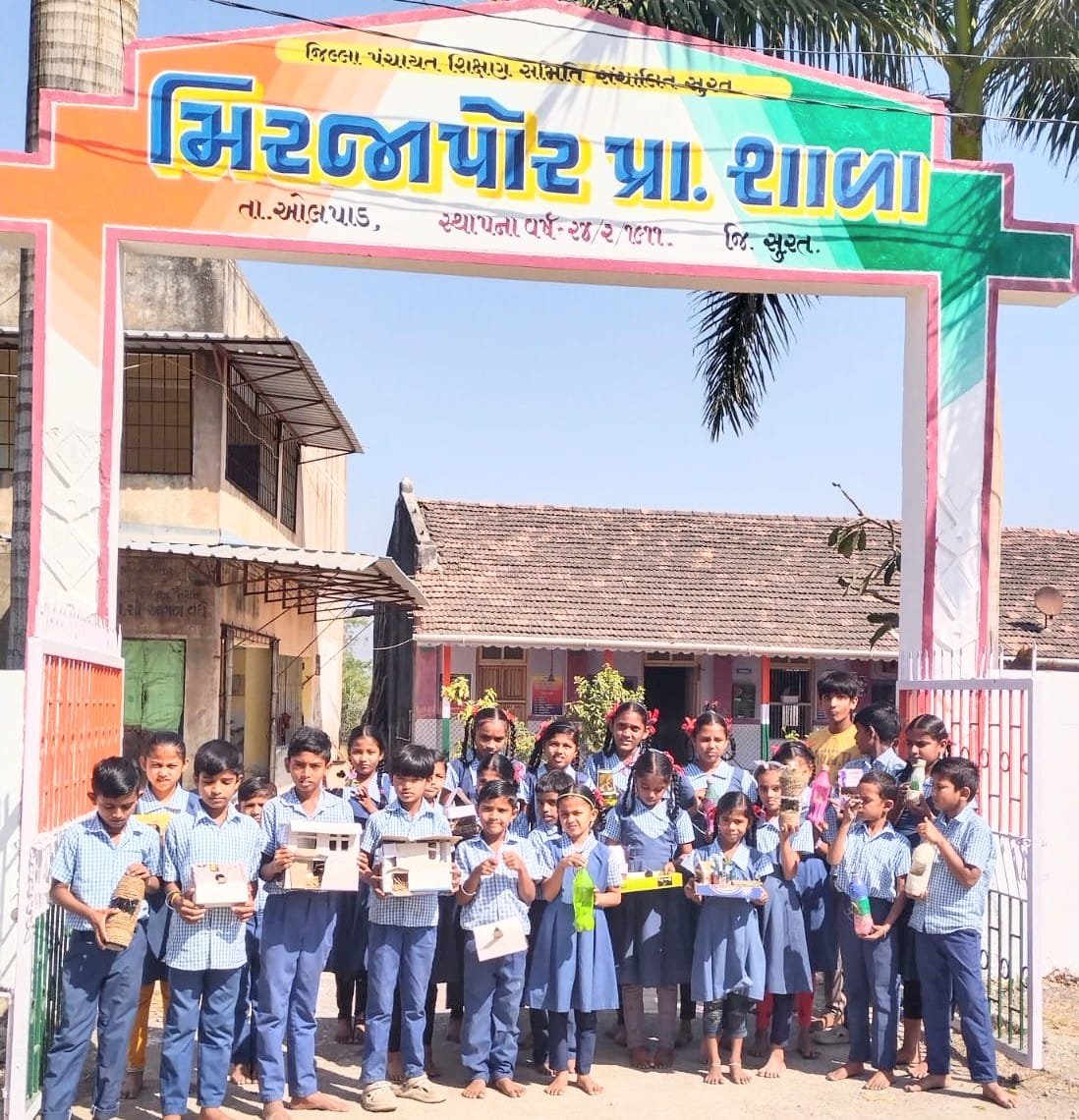 ઓલપાડની મીરજાપોર પ્રાથમિક શાળામાં વિશ્વ ચકલી દિવસની વિશેષ ઉજવણી કરવામાં ...