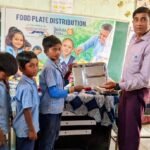 બુલેટ ટ્રેન પ્રોજેક્ટ તથા અક્ષયપાત્ર ફાઉન્ડેશન સુરત દ્રારા ઓલપાડની કીમામલી પ્રાથમિક શાળામાં સ્ટીલ ડીશનું વિતરણ