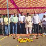 સાકરદા પ્રાથમિક શાળાના નવા ઓરડાનું વિધિવત ખાતમૂહુર્ત કરતા રાજ્યમંત્રી ડો. જયરામભાઈ ગામીત