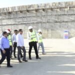 રાજ્યમંત્રીશ્રી ઇશ્વરસિંહ પટેલે ડોલવણ ખાતે નિર્માણાધીન રબર ડેમ મુલાકાત લીધી 