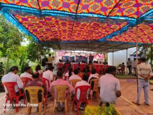 Kukarmunda's chokhaambali village sharti aaba camp.