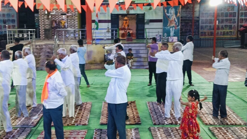 Nizar taluka yog camp