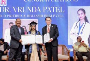 Vrunda patel got mbbs degree