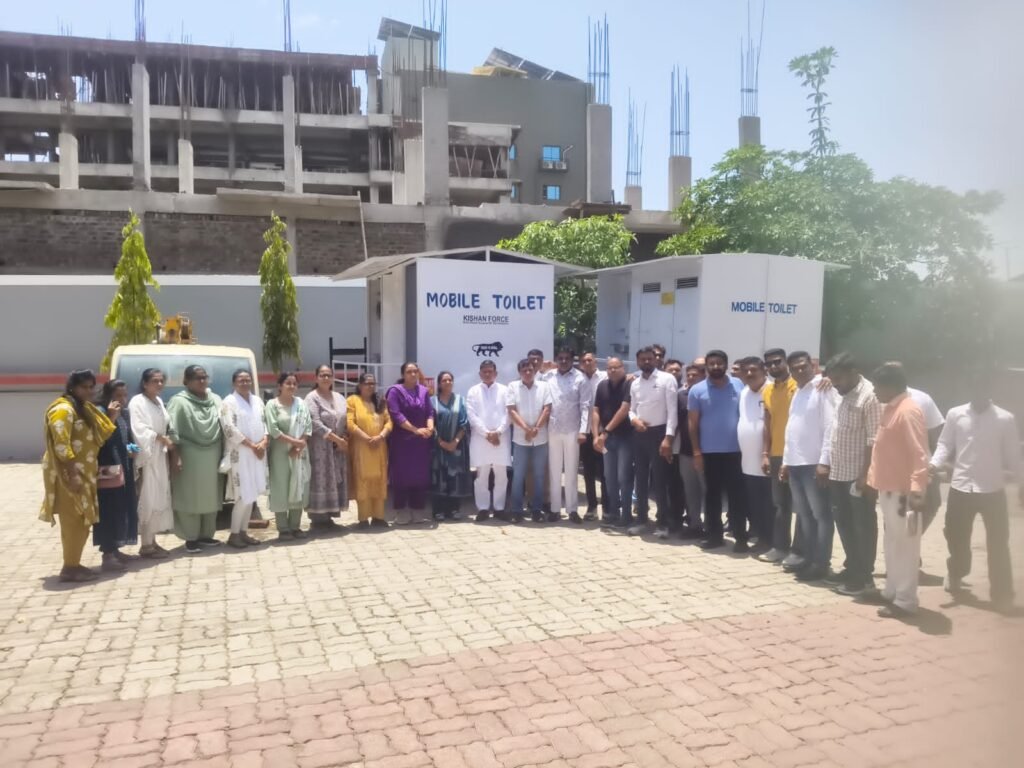 Vyara palika got two mobile toilate van and one desalt machine.