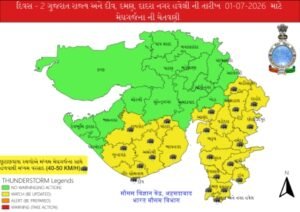 હવામાન વિભાગ અમદાવાદની આગાહી