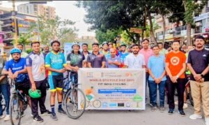 વર્લ્ડ સાયકલ ડેની ઉજવણીમાં ધર્મેન્દ્ર પટેલની ઉત્સાહભરી ભાગીદારી