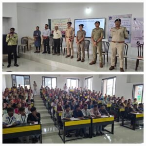 વ્યારાની અજય જનકરાય નર્સિંગ કોલેજ ખાતે ટ્રાફિક, સાયબર ક્રાઈમ અને મહિલા સુરક્ષા અંગે જાગૃતિ સેમિનાર યોજાયો