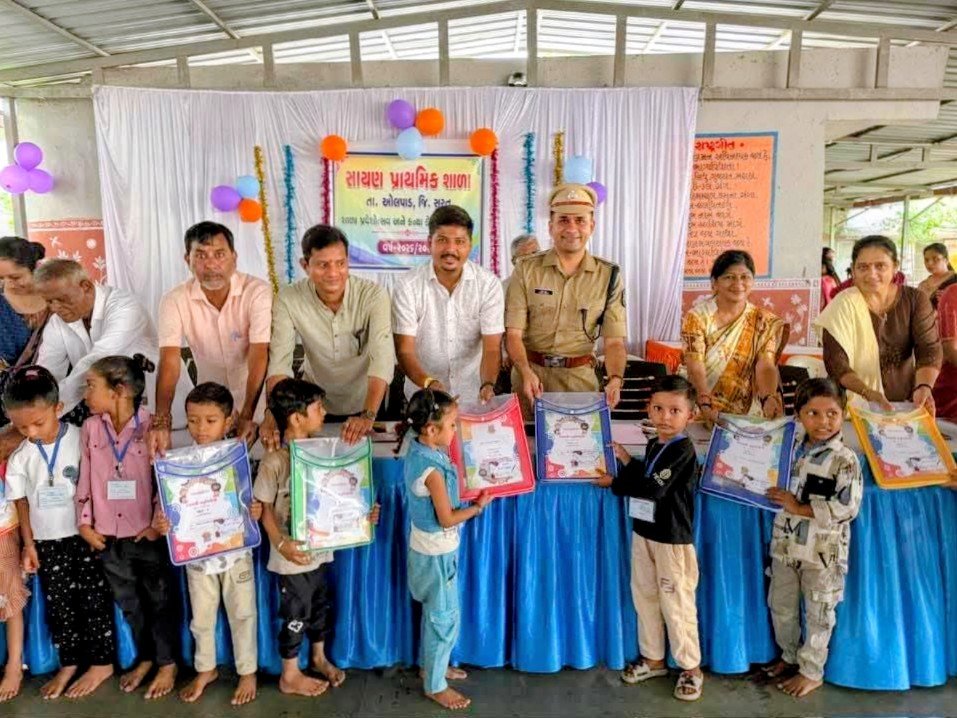 પ્રગતિનો પ્રવેશોત્સવ : ઓલપાડ તાલુકામાં ત્રિ-દિવસીય શાળા પ્રવેશોત્સવ કાર્યક્રમનું સફળ સમાપન