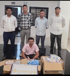 સોનગઢના ચકવાણ ગામેથી હોમિયોપેથિક ડોકટરને એલોપેથિક દવાના જથ્થા સાથે ઝડપી પાડતી એસ.ઓ.જી. તાપી