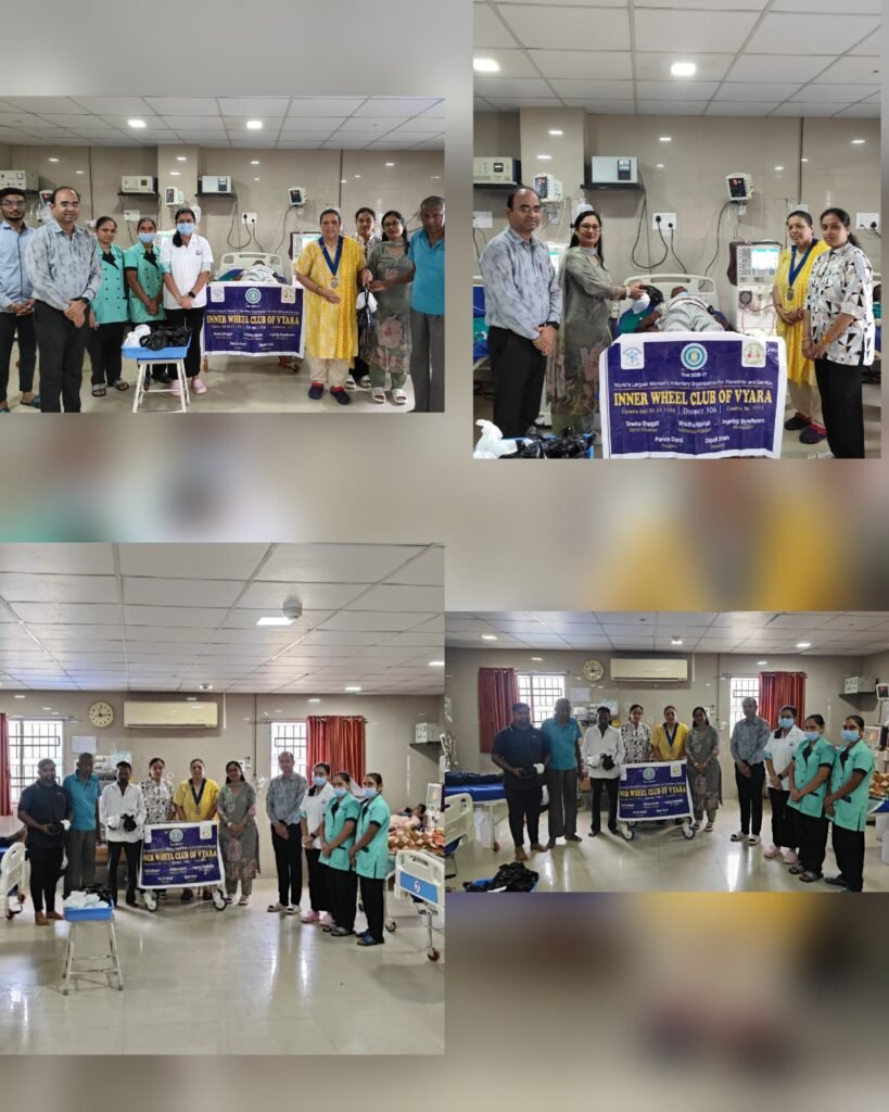 ઇનર વ્હીલ ક્લબની અનોખી માનવસેવા : ડાયાલિસિસ દર્દીઓને દવાઓ, બ્લડ ખર્ચમાં સહાય અને ફ્રૂટ પેકેટનું વિતરણ