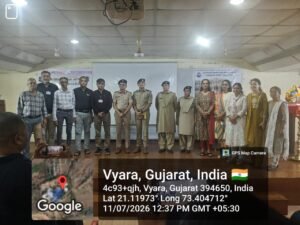 સી. એન. કોઠારી હોમિયોપેથિક મેડિકલ કોલેજ વ્યારા ખાતે સાયબર ક્રાઇમ જાગૃતિ સેમિનાર યોજાયો