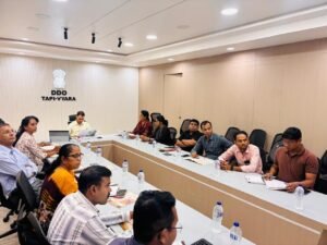 તાપી જિલ્લા વિકાસ અધિકારીશ્રી રામનિવાસ બુગાલિયાના અધ્યક્ષસ્થાને "બાલિકા પંચાયત" સમિતિની સમીક્ષા બેઠક યોજાઈ