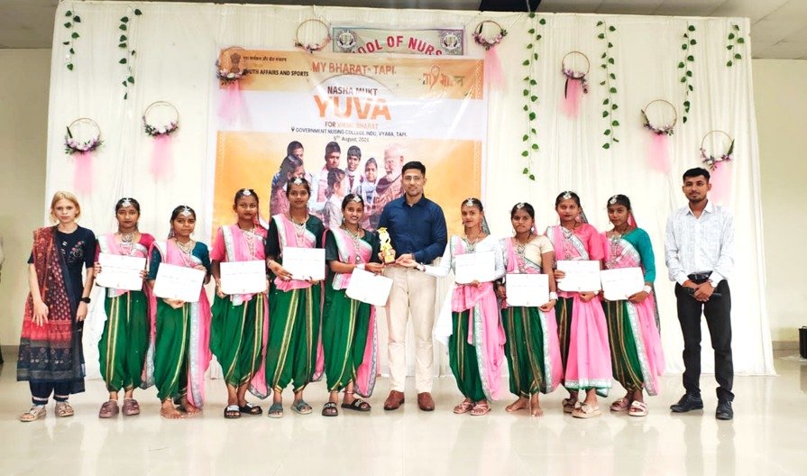 ‘માય ભારત - તાપી’ દ્વારા જિલ્લા કક્ષાનો ‘નશા મુક્ત યુવા ફોર વિકસિત ભારત’ કાર્યક્રમ યોજાયો