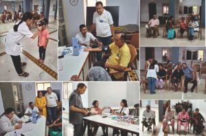 મફત ચક્ષુ નિદાન અને સારવાર તેમજ ડાયાબિટીસ અને બ્લડ પ્રેશર ચકાસણી કેમ્પ