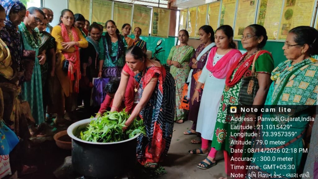 વ્યારા ખાતે ૧૨૫ ખેડૂતો માટે પ્રાકૃતિક ખેતી તાલીમ શિબિર યોજાઈ 