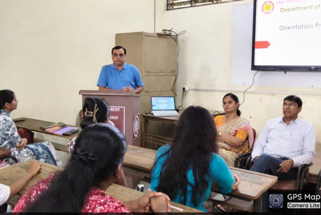 VNSGUના સમાજશાસ્ત્ર વિભાગમાં M.A. Sociologyના વિદ્યાર્થીઓ માટે ઓરિએન્ટેશન પ્રોગ્રામ યોજાયો