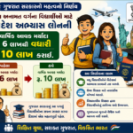 ગુજરાત સરકારનો મહત્વનો નિર્ણય : બિન અનામત વર્ગના વિદ્યાર્થીઓ માટે વિદેશ અભ્યાસ લોનની વાર્ષિક આવક મર્યાદા રૂ. 6 લાખથી વધારી રૂ. 10 લાખ કરાઈ