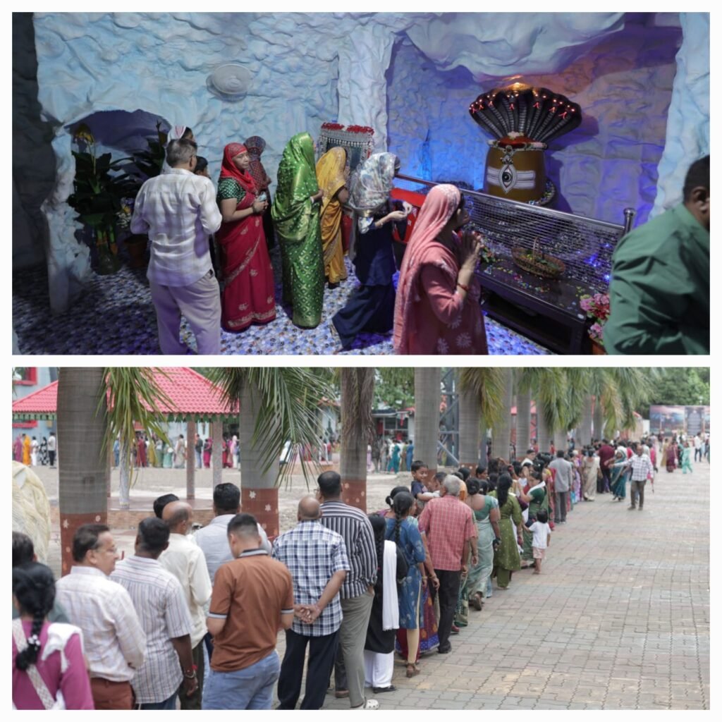 શ્રાવણ માસમાં માં વિશ્વંભરી તીર્થયાત્રા ધામે ઉમટ્યો ભાવિક ભક્તોનો પ્રવાહ