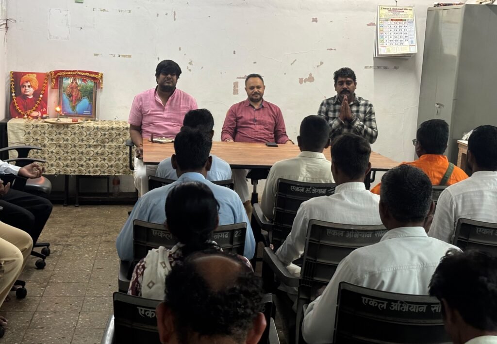 સ્વદેશી જાગરણ મંચના ક્ષેત્રિય સંઘથક શ્રી કિશોરજી દોબલિયા