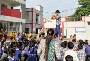 ઓલપાડ તાલુકાની ભટગામ પ્રાથમિક શાળામાં શ્રીકૃષ્ણ જન્મોત્સવની ઉજવણી