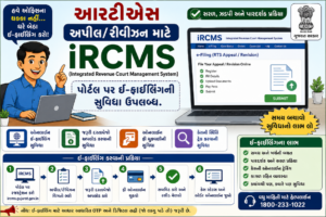 આરટીએસ અપીલ/રીવીઝન માટે iRCMS પોર્ટલ પર ઈ-ફાઈલિંગની સુવિધા ઉપલબ્ધ (ai generated)